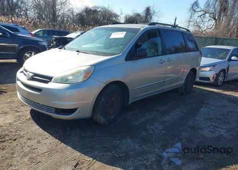 2004 Toyota Sienna Le z USA, uszkodzony, nr VIN 5TDZA23CX4S132479